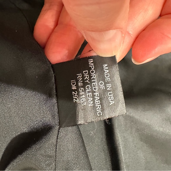 Double-breasted pea coat Jones New York dark charcoal size 4 - Picture 6 of 6